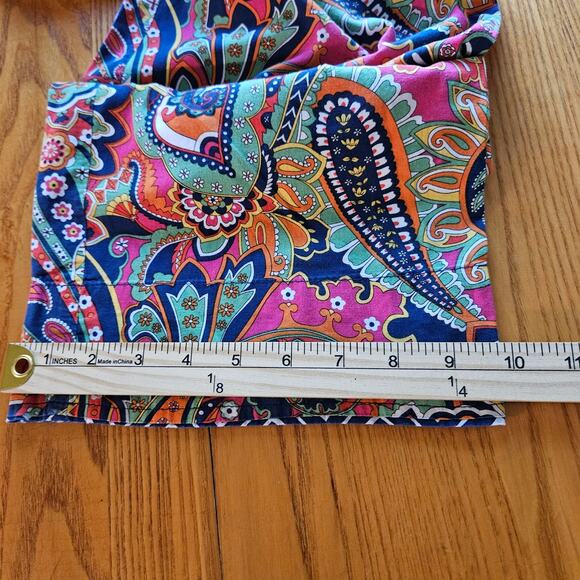 Vera Bradley Womens Venetian Paisley Cotton Pajama Pants Size M Retired Pattern - Picture 12 of 12